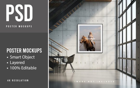 Download PSD Indoor Poster Mockup - Premium Resources