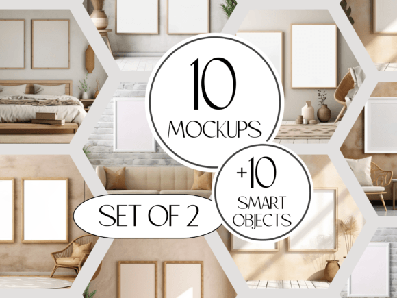 Download 10 Frame Mockup Bundle, Frame PSD Mockup - Frame mockup Collection