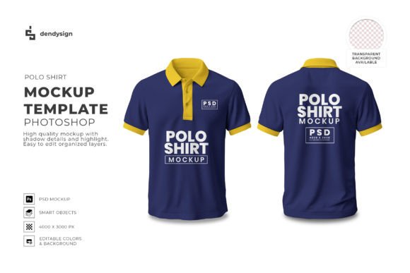 Download Polo Shirt Mockup Template Photoshop - Shirt mockup template Collection