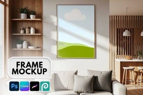 Download Canva &amp; PSD Frame Mockup Poster - Frame mockup Collection